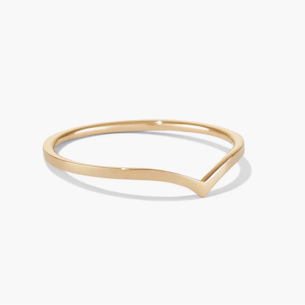 Mejuri Solo Diamond Ring (14k Yellow Gold)
